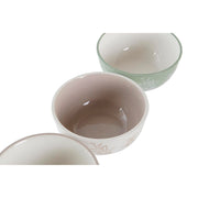 Schale DKD Home Decor Atlantic Forest Dolomite 3 Stück (14 x 14 x 7 cm)