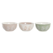 Schale DKD Home Decor Atlantic Forest Dolomite 3 Stück (14 x 14 x 7 cm)