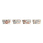 Tablett für Snacks DKD Home Decor grün Bambus Steingut 5 Stücke (19,7 x 19,7 x 1 cm)