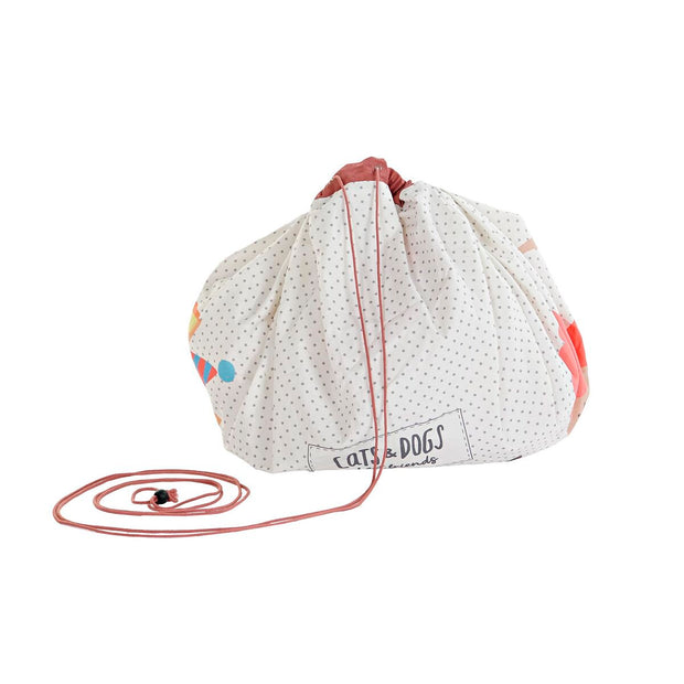 Storage Bag DKD Home Decor Cotton Pets (140 x 140 x 2 cm) (3 Units)
