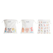Storage Bag DKD Home Decor Cotton Pets (24 x 2 x 26 cm) (3 Units)