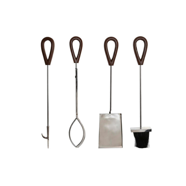Kaminutensilien DKD Home Decor Edelstahl Aluminium (15 x 15 x 62 cm)