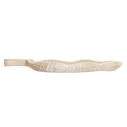 Tablett für Snacks DKD Home Decor Hellbraun Tropical Pflanzenblatt (56 x 28 x 5 cm)