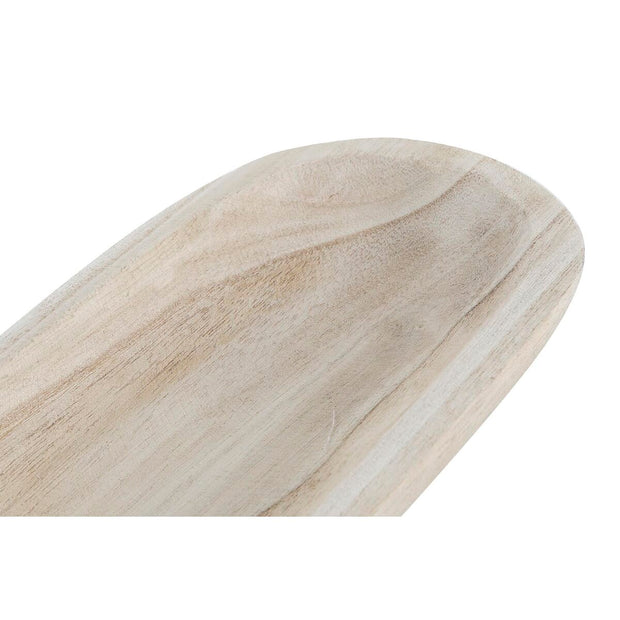 Tablett für Snacks DKD Home Decor Hellbraun Tropical (43 x 16 x 4 cm)