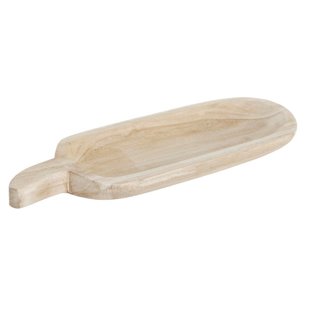 Tablett für Snacks DKD Home Decor Hellbraun Tropical (43 x 16 x 4 cm)