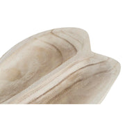 Tablett für Snacks DKD Home Decor Hellbraun Tropical (38 x 21 x 5 cm)