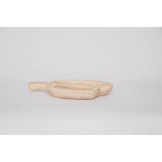Tablett für Snacks DKD Home Decor Hellbraun Tropical (38 x 21 x 5 cm)