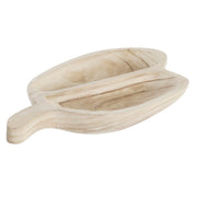 Tablett für Snacks DKD Home Decor Hellbraun Tropical (38 x 21 x 5 cm)