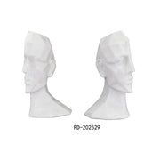 Bookend DKD Home Decor 2 Pieces Face Resin Modern (22 x 17 x 24 cm)