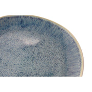 Flad plade DKD Home Decor Blau Weiß Steingut (20 x 20 x 2 cm)