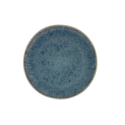 Flad plade DKD Home Decor Blau Weiß Steingut (20 x 20 x 2 cm)