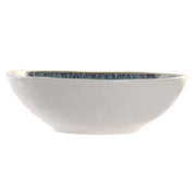 Suppenteller DKD Home Decor Blau Weiß Steingut (17,5 x 17,5 x 5,7 cm)
