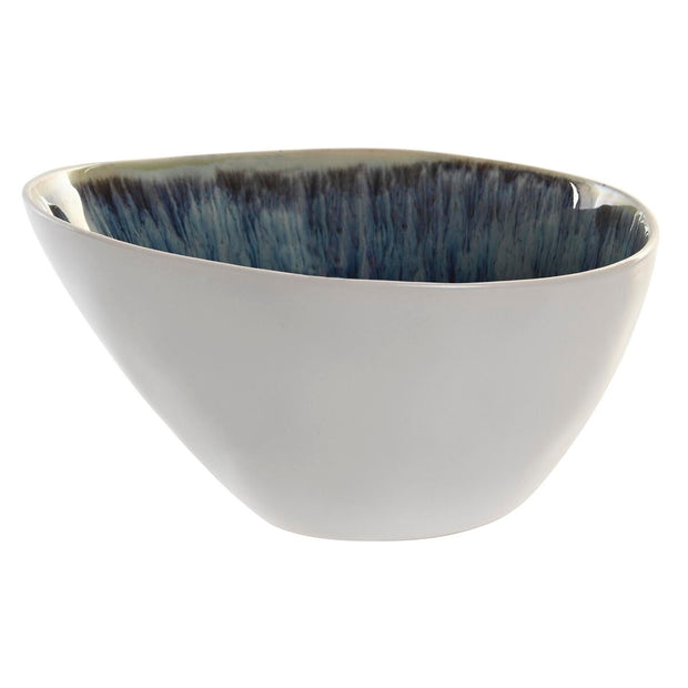 Schale DKD Home Decor Blau Weiß Steingut (17 x 11,8 x 6,5 cm)