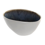 Schale DKD Home Decor Blau Weiß Steingut 120 ml (10 x 7 x 6 cm)