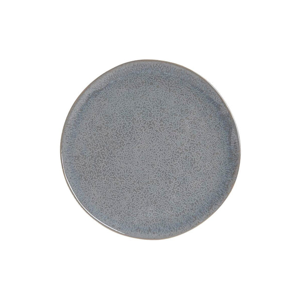 Flad plade DKD Home Decor Himmelsblau Steingut (20 x 20 x 2 cm)