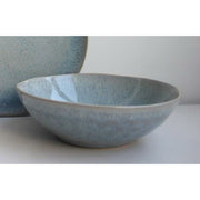Suppenteller DKD Home Decor Himmelsblau Steingut (20 x 16,3 x 5,9 cm)