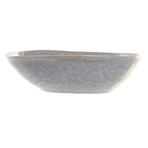 Suppenteller DKD Home Decor Himmelsblau Steingut (20 x 16,3 x 5,9 cm)