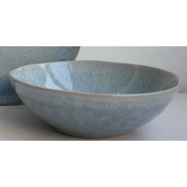Schale DKD Home Decor Himmelsblau Steingut (17 x 11,8 x 6,5 cm)