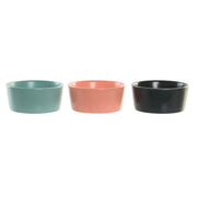 Satz für Appetithäppchen DKD Home Decor Porzellan Bunt Bambus (20 x 20 x 14 cm) (4 Stücke)