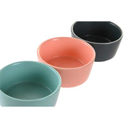 Satz für Appetithäppchen DKD Home Decor Porzellan Bunt Bambus (20 x 20 x 14 cm) (4 Stücke)