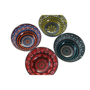 Sushi-Set DKD Home Decor Bunt Bambus Mandala Steingut Orientalisch (12 Stücke)
