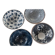 Sushi-Set DKD Home Decor Blau Bambus Steingut Orientalisch (12 Stücke)
