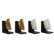 Bookend DKD Home Decor 2 Pieces Face Resin Modern (30,5 x 10 x 22 cm) (2 Units)