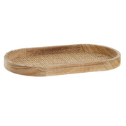Tablett für Snacks DKD Home Decor natürlich Holz Bali (30 x 15 x 2,5 cm)