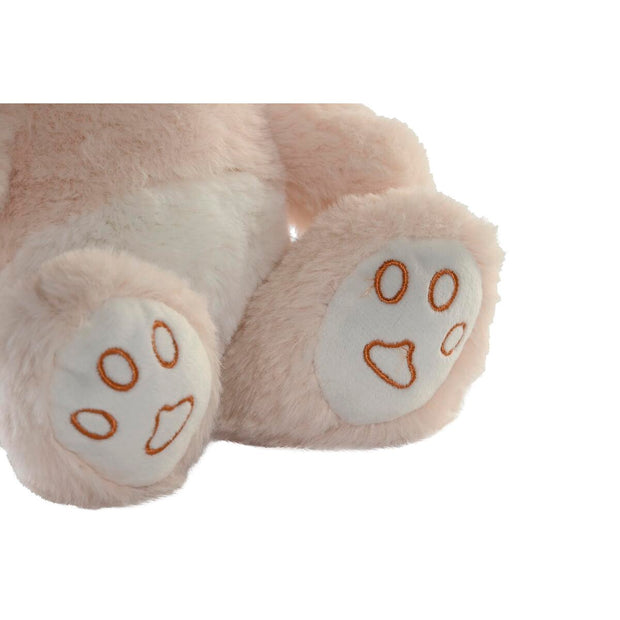 Fluffy toy DKD Home Decor Beige Children's Bear (18 x 16 x 19 cm)