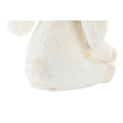 Fluffy toy DKD Home Decor Beige Rabbit White Children's (20 x 15 x 28 cm) (2 Units)