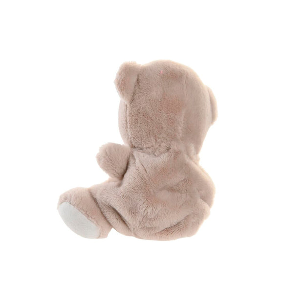 Fluffy toy DKD Home Decor Sky blue Children's Light Pink Light brown Dark brown Bear (12 x 10 x 16 cm) (4 Units)