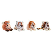 Fluffy toy DKD Home Decor Children's Multicolour animals (8 x 8 x 11 cm) (4 Units)