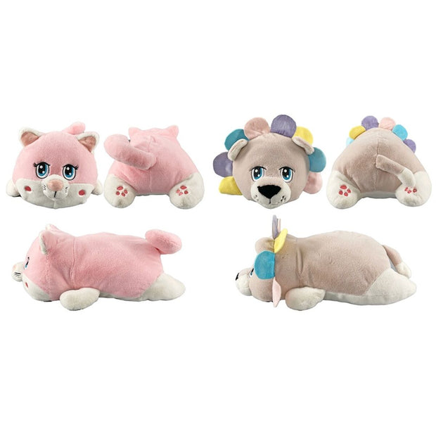 Fluffy toy DKD Home Decor Multicolour (20 x 40 x 12 cm) (2 Units)