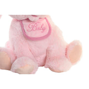 Fluffy toy DKD Home Decor Elephant Sky blue Light Pink (20 x 18 x 25 cm) (2 Units)
