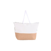 Beach Bag DKD Home Decor Beige Blue Brown (45 x 18 x 42 cm)