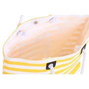 Beach Bag DKD Home Decor Pink White Yellow (57 x 16 x 36 cm) (2 Units)