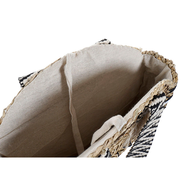 Shoulder Bag DKD Home Decor Brown Orange Green Seagrass (41 x 10 x 66 cm) (2 Units)
