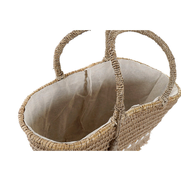 Beach Bag DKD Home Decor Natural Seagrass (53 x 15 x 51,5 cm)