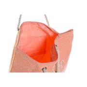 Beach Bag DKD Home Decor Orange Green (52 x 14 x 38 cm) (2 Units)