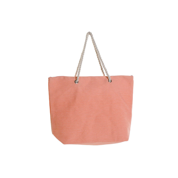Beach Bag DKD Home Decor Orange Green (52 x 14 x 38 cm) (2 Units)