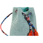 Beach Bag DKD Home Decor Blue Orange Green Light brown (25 x 15 x 36 cm) (2 Units)
