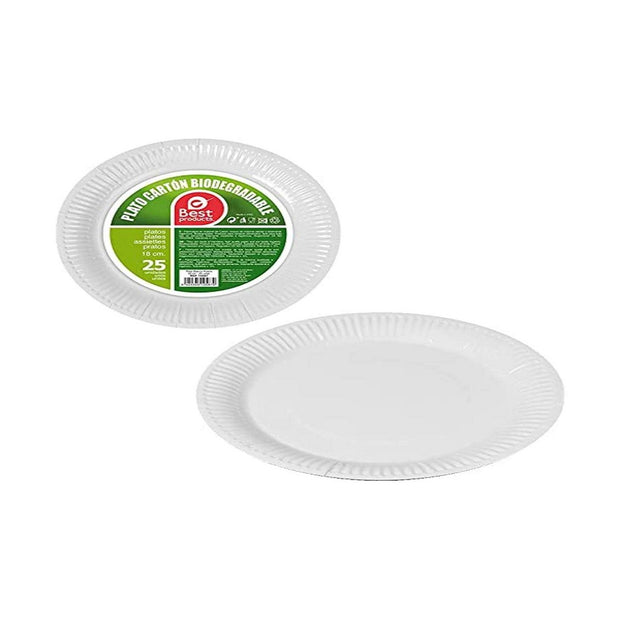 Geschirr-Set Best Products Green Ø 18 cm Pappe