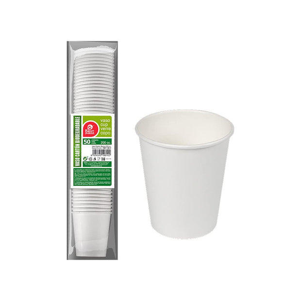 Gläserset Best Products Green 200 cc Pappe (50 Stücke)