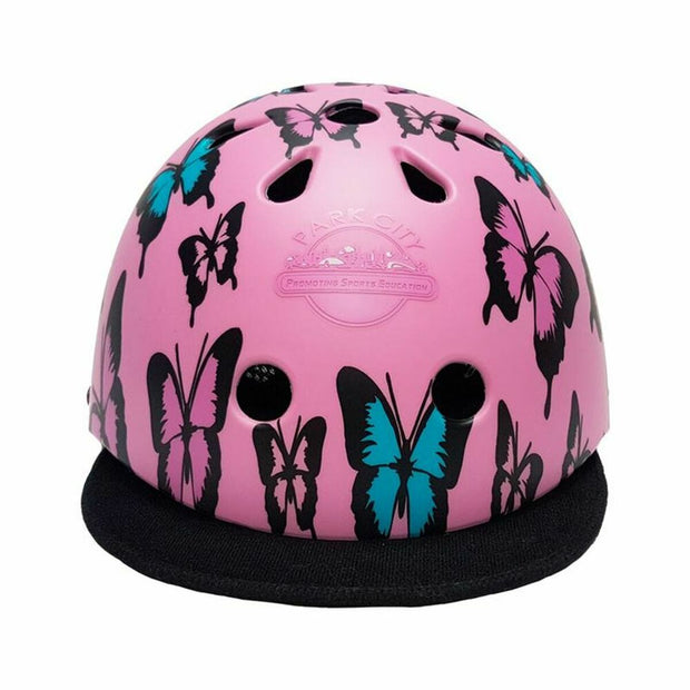 Kinderhelm Park City Buterfly  Rosa Kinder