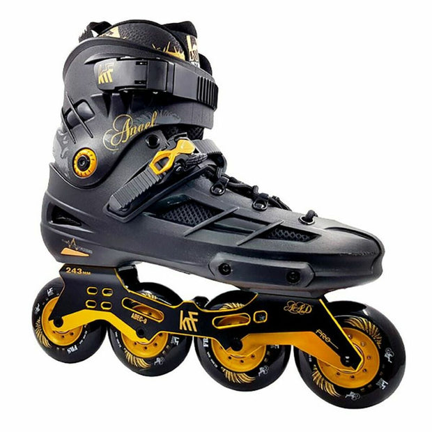 Inlineskates KRF Freeskate Ange Schwarz Erwachsene