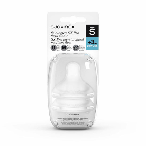 Teat Suavinex SX Pro Physiological Silicone M (2 Units)