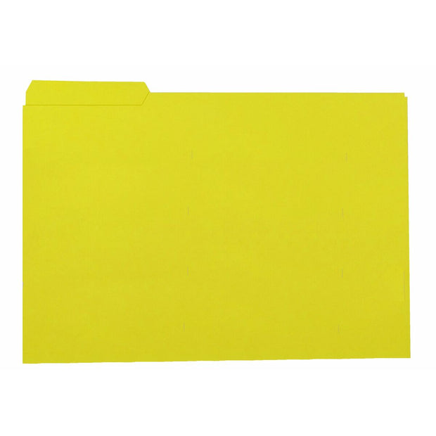 Subfolder Elba Name tab Yellow Din A4 (50 Units)