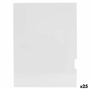 Subfolder Elba Laminated White A4 Lapel (25 Units)