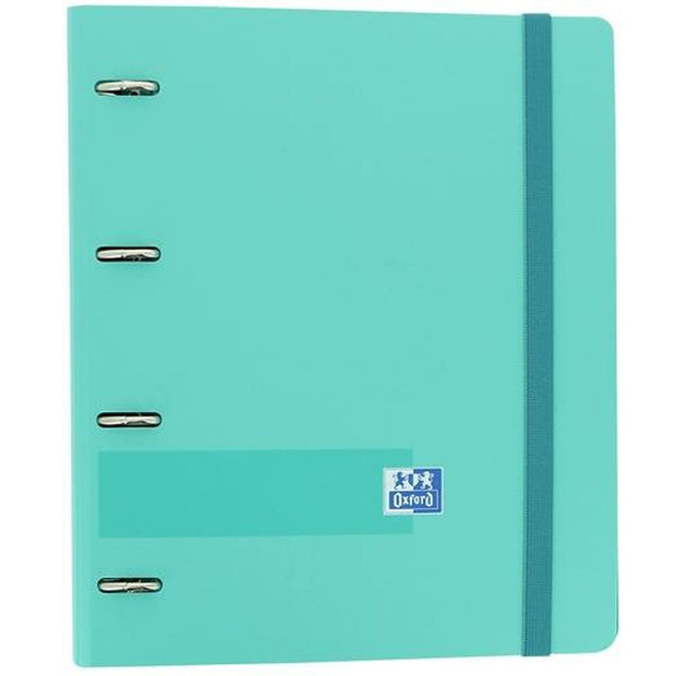 Ring binder Oxford Europeanbinder Polyfoam Turquoise A4