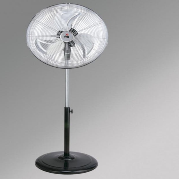 Freestanding Fan Grupo FM FP45 90W Grey Metal